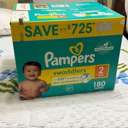 Pampers swaddlers 180 Count (NEW)