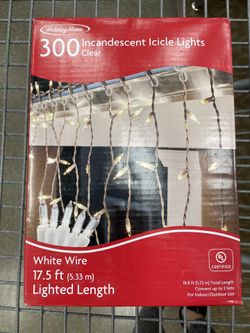 Icicle Lights (outdoors) 