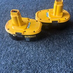 Dewalt Batteries Both Good 