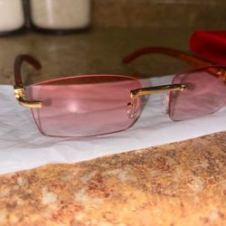 Rimless Buffalo Wood Frames