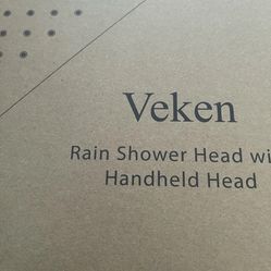 Velken Rain Shower/hand Held New
