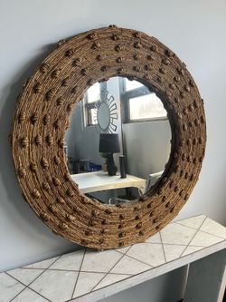Brand new MCM style hanging mirror
