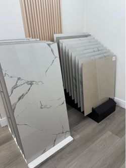 Large Format Marble Effect Porcelain Tiles