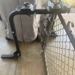 Bicycle Rack, Hitch Mount, Holds 4 Bicycles