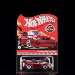Hot Wheels RLC Exclusive 2025 - 2000 Ford Mustang SVT Cobra R Red JCP10 