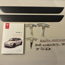Tesla OEM Accessories/Parts - Badges, Trim Pieces, Manual