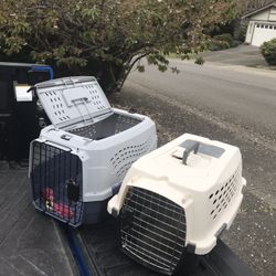 Small Dog Cat Rabbit Bunny Kennel Crate Carrier Like New 24" L by 14” W by 14” $25 Each