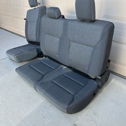 17-25 Ford F150 Crew Cab Rear Back Bench Seat 