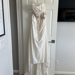 Strapless A-line Wedding Dress Size 12 David’s Bridal