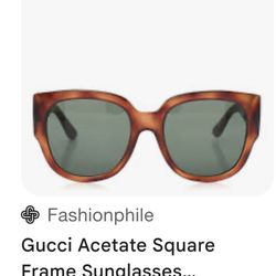 Gucci Leopard Sunglasses 