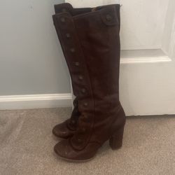 Frye Knee High Leather Boots