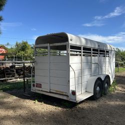 Stock Trailer With 2 Gates