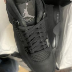 New Air Jordan 4 Black Cat Shoes 