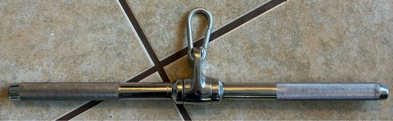Chrome Straight Cable Attachment Bar
