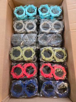 Olympic Bar Lock-jaw Quick-release Barbell Clips / Collars