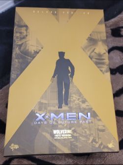 HOT TOYS 1/6 SCALE X-MEN WOLVERINE ACTION FIGURE MMS660 DAYS OF FUTURE PAST OPEN BOX NEVER DISPLAYED