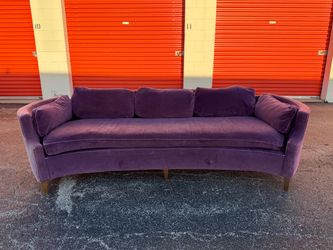 Purple Curved Sofa*FREE DELIVERY 🚚