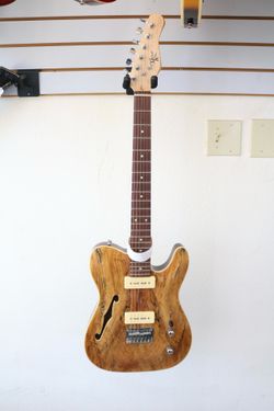 Michael Kelly 58 Thinline Semi-Hollow Spalted Maple Electric Guitar (No Shipping)