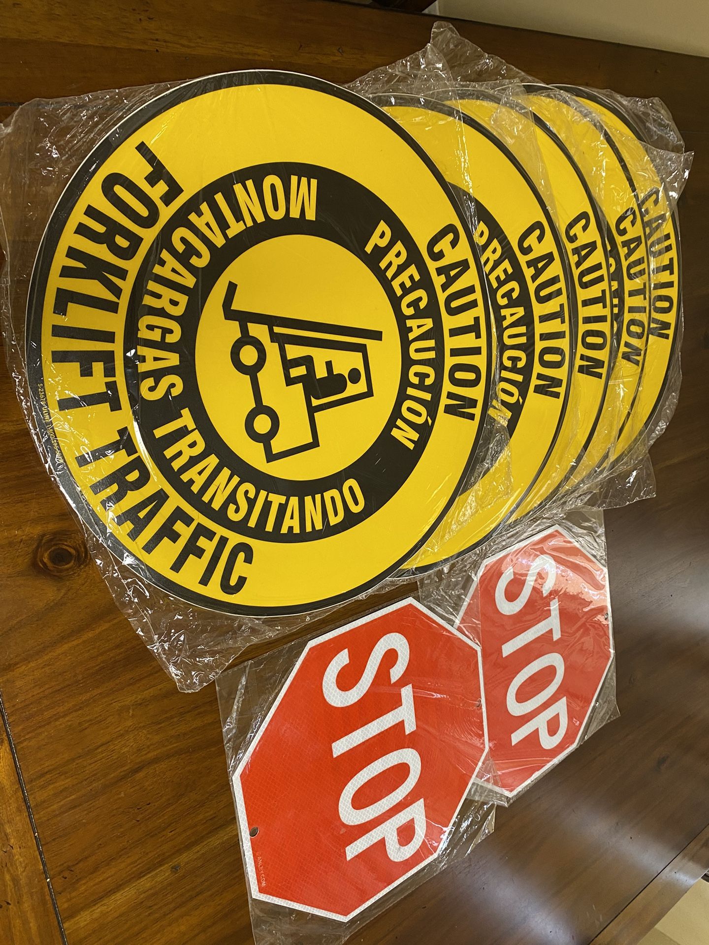 P65 Forklift Signs