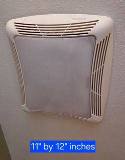 NuTone Bathroom Exhaust Fan Light 12.5" by 11" $19 also 2nd Light/Fan $9
