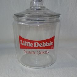 Antique Lil Debbie Glass Jar