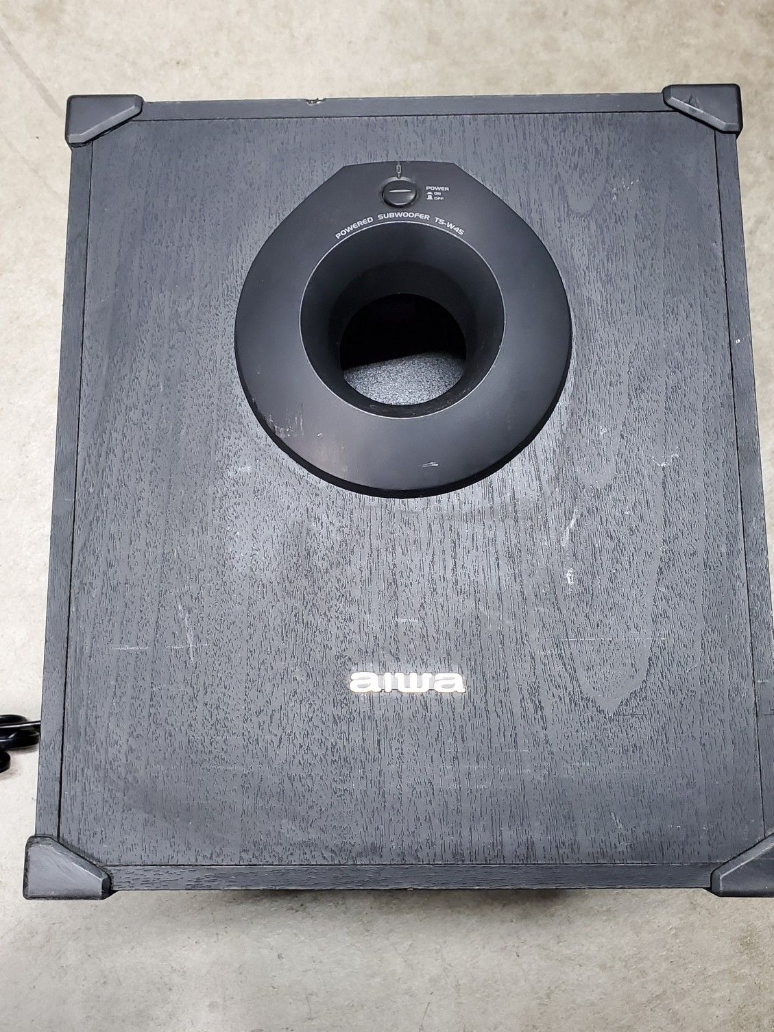 Aiwa TS-W45U Powered Active Subwoofer Speaker