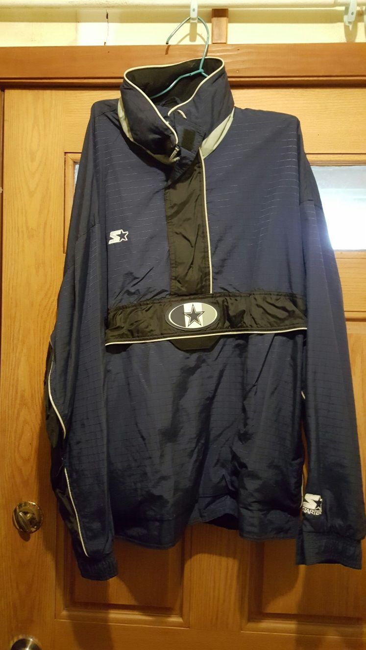 Cowboys vintage pull over coat 2X