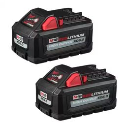 Milwaukee M18 18-Volt Lithium-Ion High Output 6.0Ah Battery Pack (2-Pack)