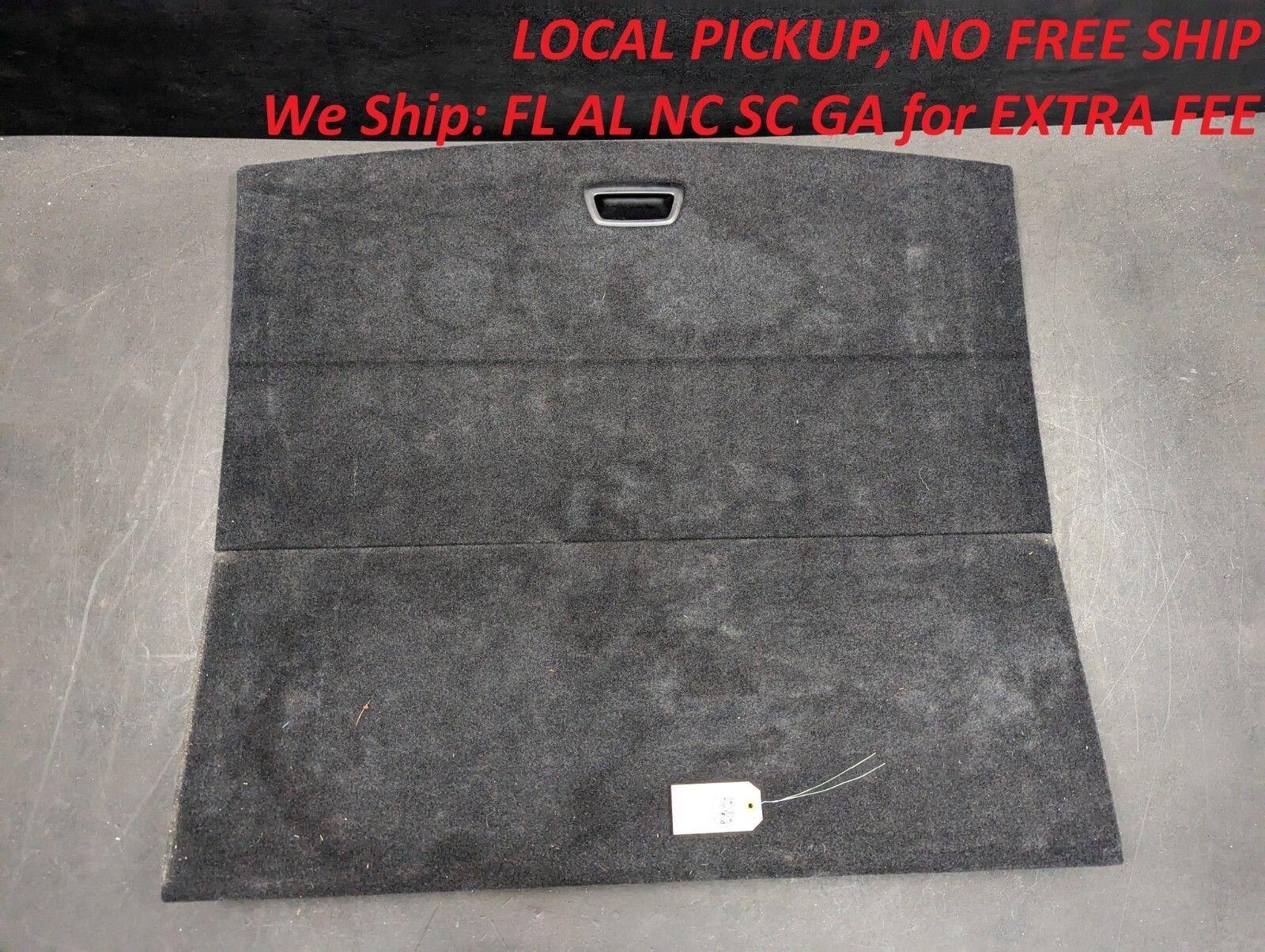 Rear Trunk Floor Carpet Covering Panel 2018 BMW X1 51477425352 2016 - 2020 2021 (B1412)