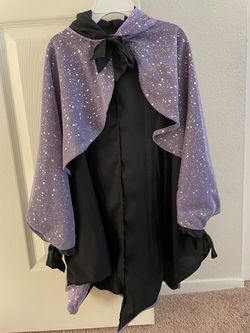 Hyde & Eek! Boutique Purple Glitter Bat Cape – Kids