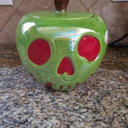 Disney Villain Apple Cookie Jar