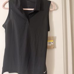 Women’s Black Nike Golf Shirt 
