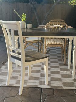 Wood Desk And Chair