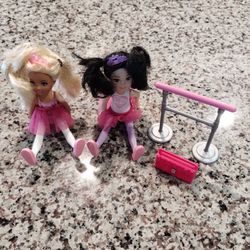 Chelsea barbie gymnastics set