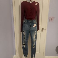 pants 13 and blouse large 