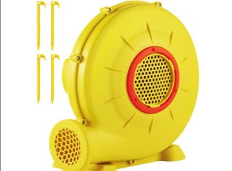 AA23) VEVOR 450W Air Blower for Inflatable 0.62-HP 600-CFM Confined space Outdoor Blower Fan
