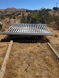 Rod iron fence