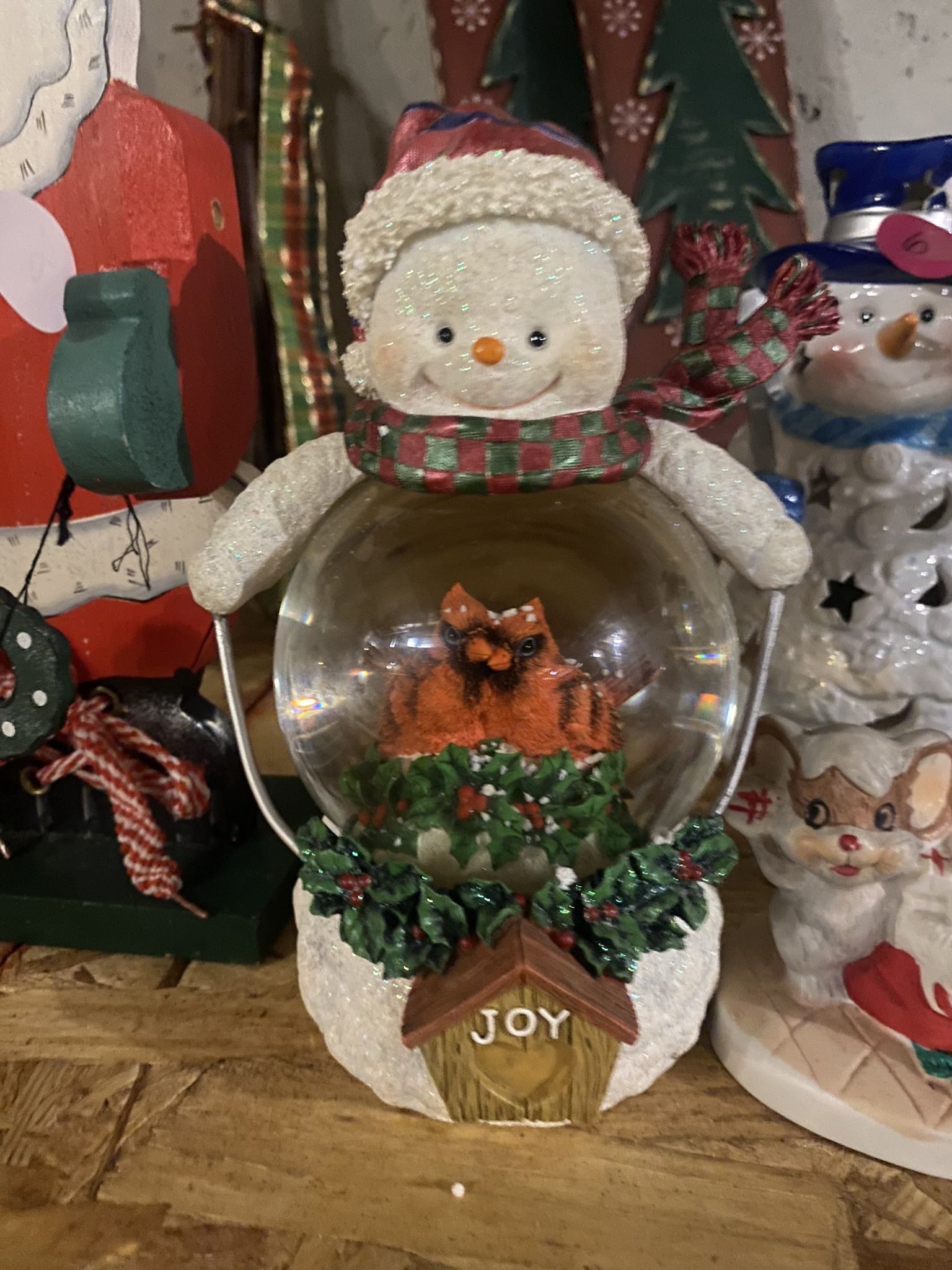 Vintage Frosty The Snowman Christmas Decorations Lot Of 3