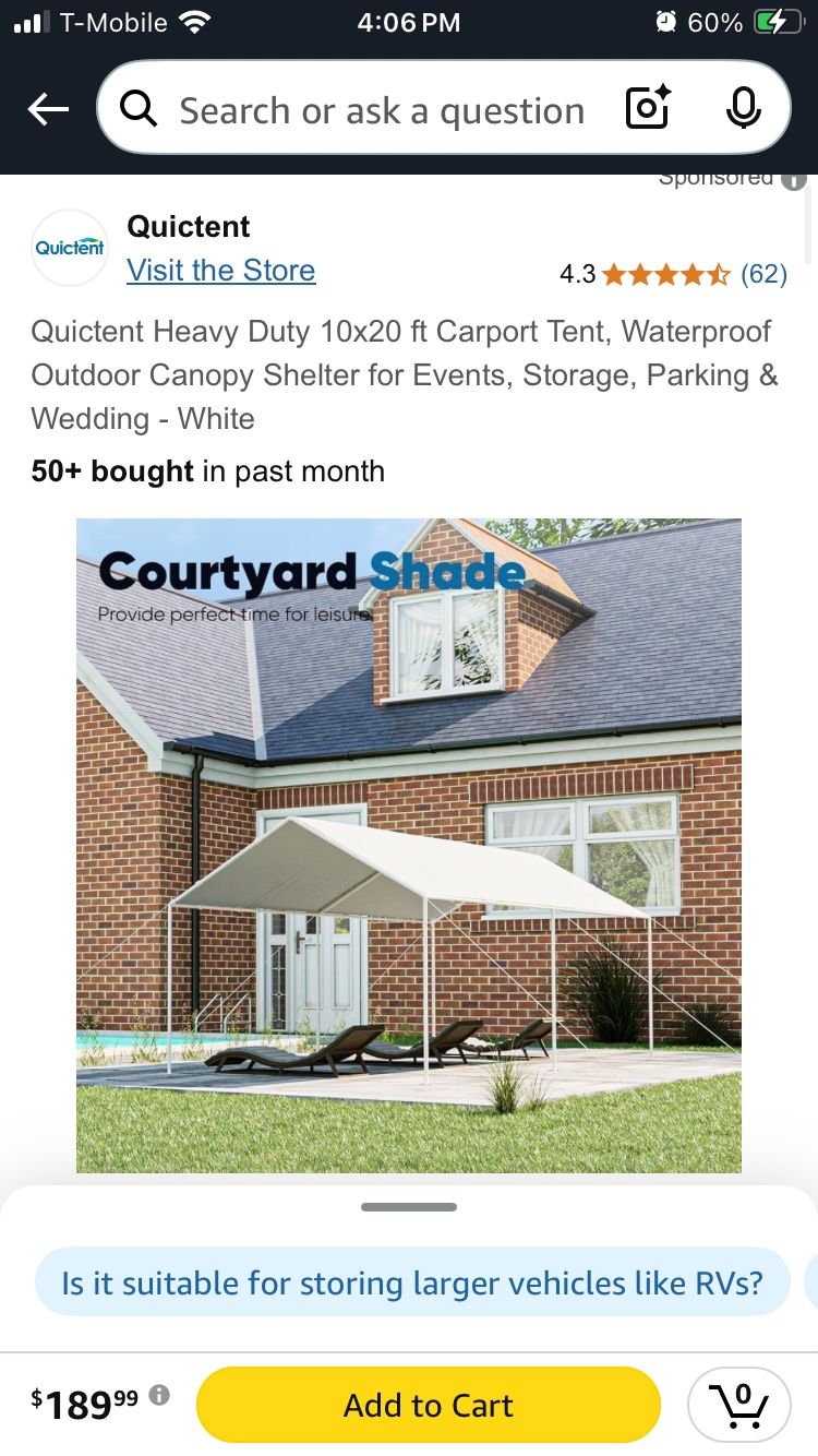 10x20 Canopy