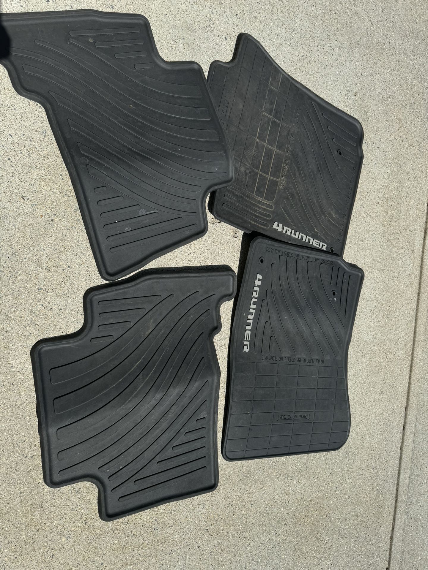 Toyota 4Runner 2012 Rubber Floor Mat