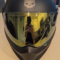 H-D Division X15 Full Face Skull Graphic Helmet. 