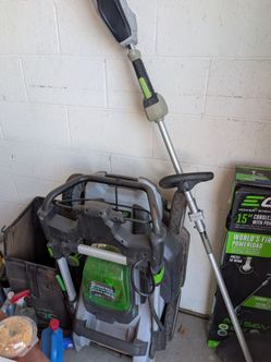 EGO Mower and Weed Trimmer