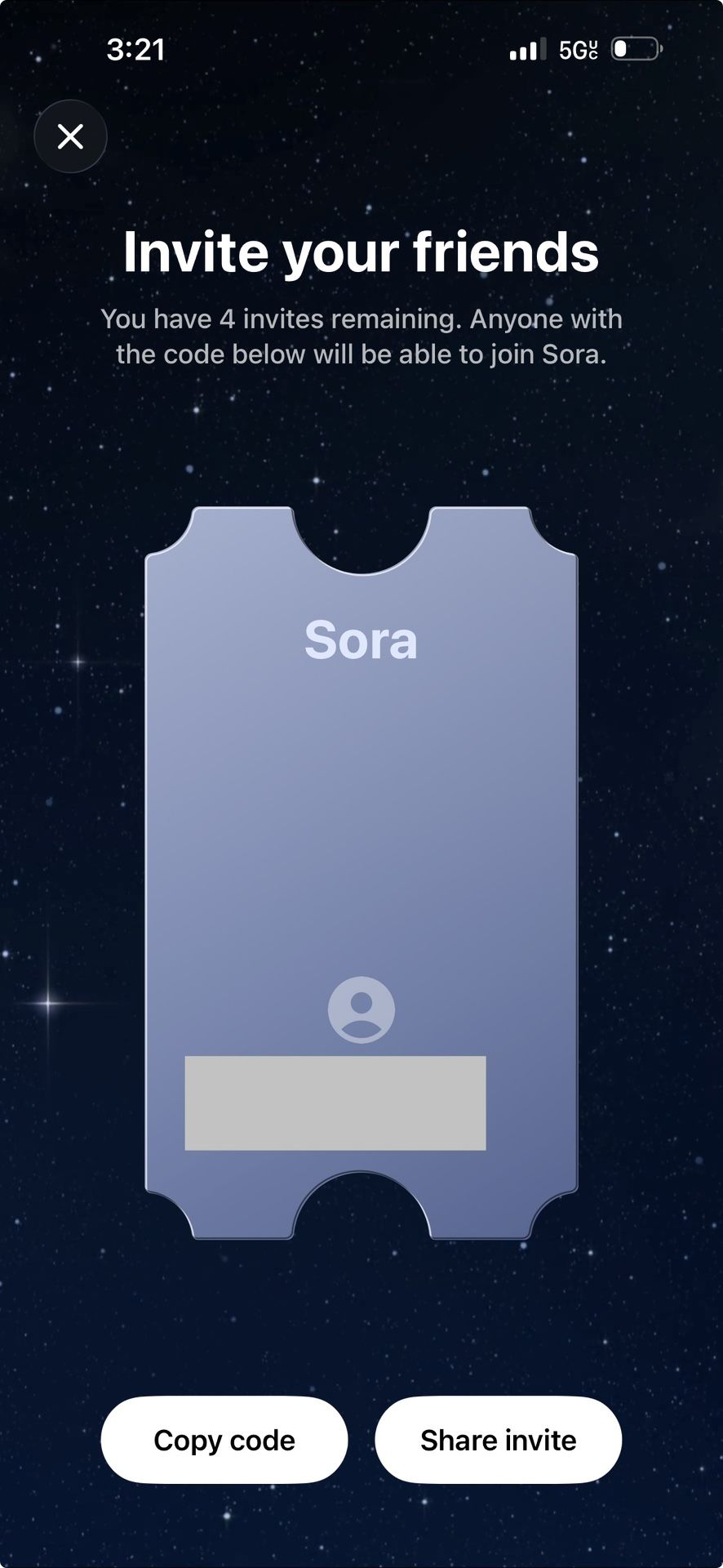 Sora 2 Invite Code