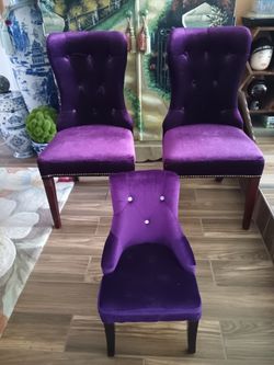Purple Chairs