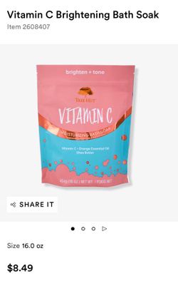 New Tree Hut Vitamin C Moisturizing Bath Soak