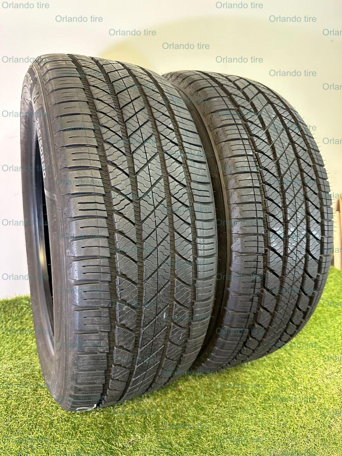 S631  255 50 20 109V  Bridgestone Alenza  2 Used Tires 80%-90% Life 