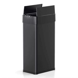 13.2 Gallon Automatic Kitchen Trash Can, Stainless Steel Motion Sensor Garbage Bin