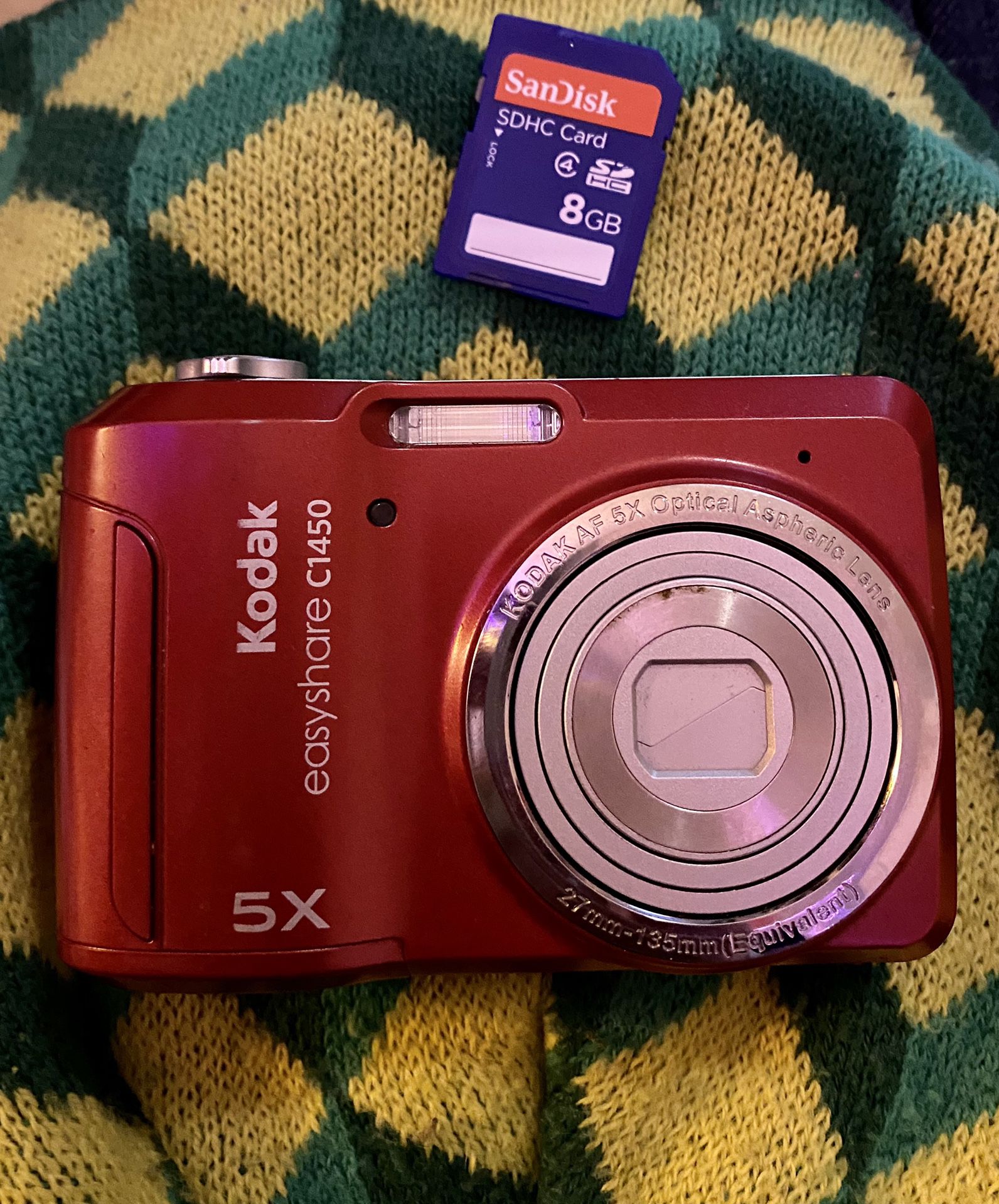 kodak easyshare C1450 camera with Memory Card