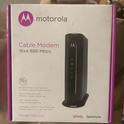 Motorola Cable Modem MB7420 DOCSIS 3.0 cable modem