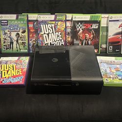 Xbox 360 With Kinect (Includes 4 Controllers And 15 Games)